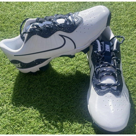 Nike Alpha Huarache 4 Keystone White Men Baseball Cleat Sz 11.5 DJ6524-108